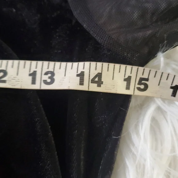 Nwot Eliza J Black Ruched Long Sleeve Cocktail Gown - Picture 14 of 15